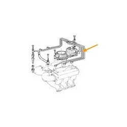 Fuel pipe Flow divider - Injector 3rd cylinder 