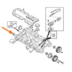 Radial oil seal Camshaft rear