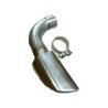 Exhaust pipe angular exposed Tailpipe polished Stainless steel