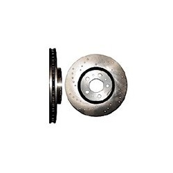 Brake disc Front axle perforated