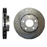 Brake disc Front axle perforated/ internally vented