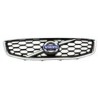 Radiator grill with Rod with Emblem with honeycomb grid