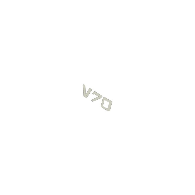 Embleem achterklep "V70