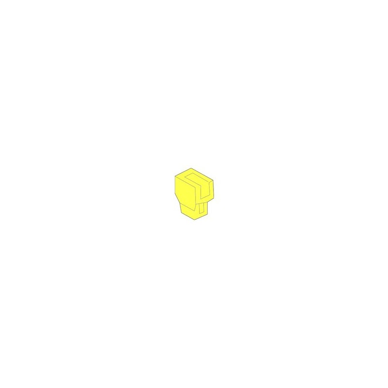 Clip voorruit schutbord geel^