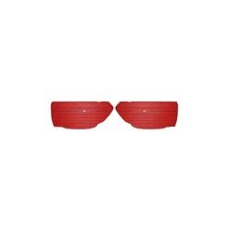 Interior door panel upper red Kit for both sides from '64 to '70