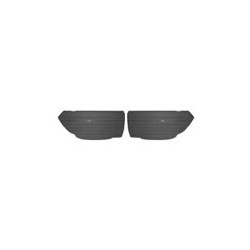 Interior door panel upper black Kit for both sides from '64 to '71