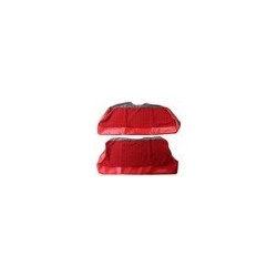 Upholstery Rear seat Seat surface Back rest red Kit