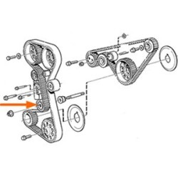 Guide pulley, Timing belt