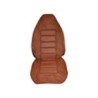 Upholstery Front seat Seat lower Seat upper Leather brown Kit