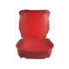 Upholstery Front seat Seat lower Seat upper red Kit