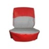Upholstery Front seat Seat lower Seat upper Textile red-grey Kit