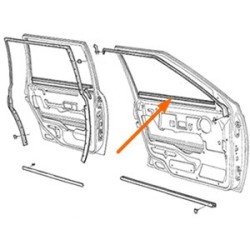 Window scraper, Side window for Driver door inner