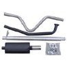 Sports silencer set Mild steel from Manifold with Add-on material