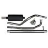 Sports silencer set Mild steel from Manifold with Add-on material