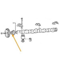 Spacer, additional Belt pulley Camshaft
